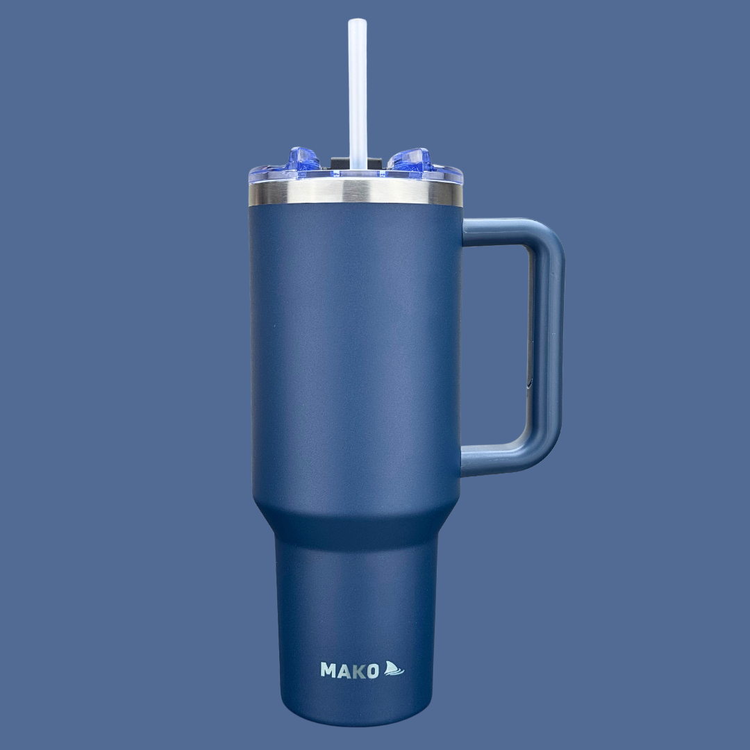 40oz Stainless Steel Tumbler with Handle – Insulated & Durable